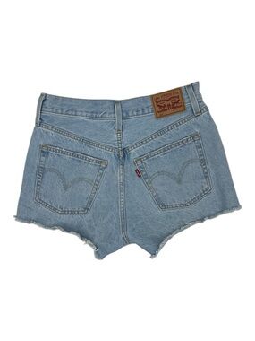 Levi's 501 Original High Rise Cut-Off Denim Distressed Shorts